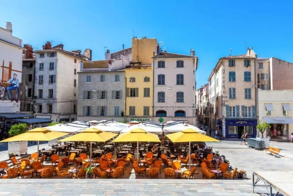 Appartement T2 grande terrasse comme une maison 8 min des plages à Toulon France